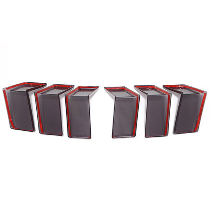 ABS Plastic Tail Light Cover Trim For Ford Mustang GT S650 Dark Horse Ecoboost 2024 2025, Rear Lamp Protector