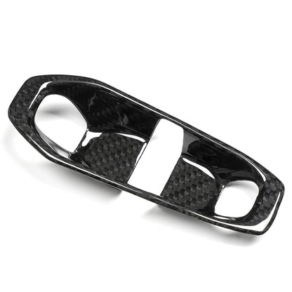 Dry Carbon Fiber Gear Shift Button Cover Trim For Corvette C8 Stingray 1LT 2026+