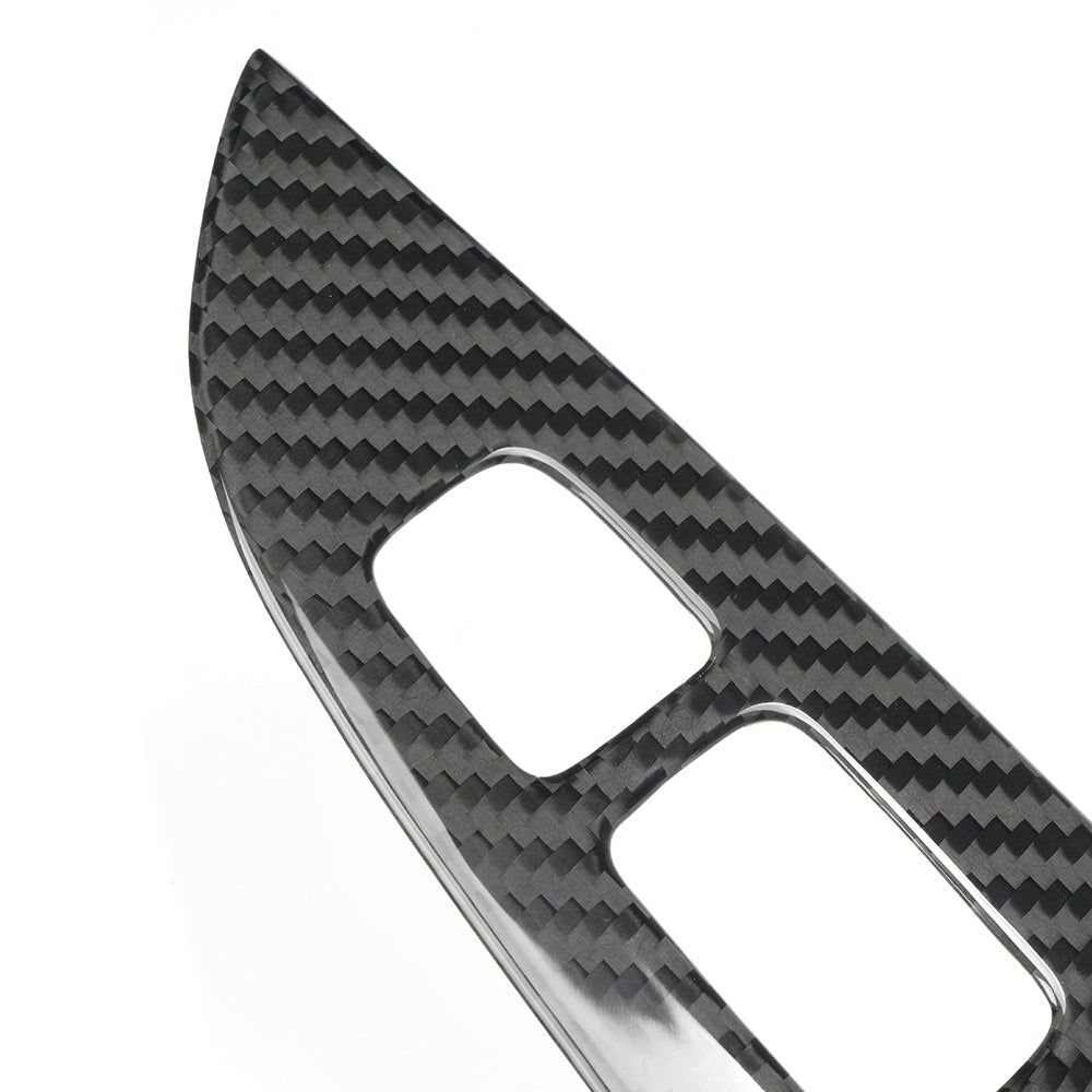 Dry Carbon Fiber 4PCS Inner Window Switch Panel Cover Trim For Genesis G70 Prestige IK Sport Advanced 2017 - 2025