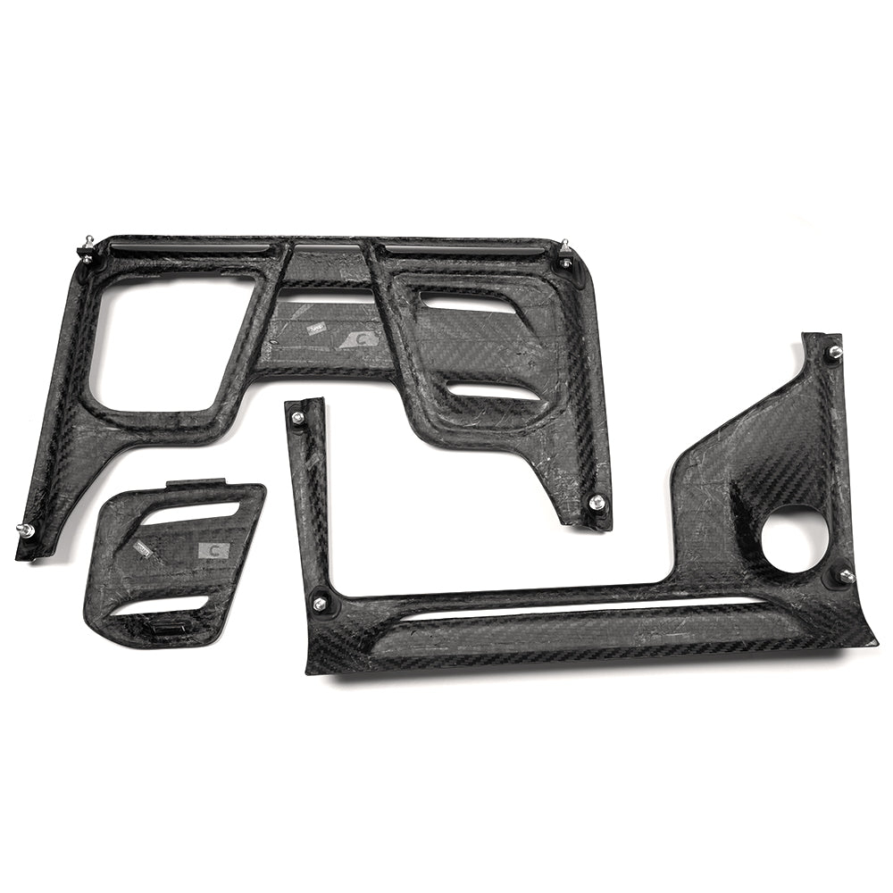 2PCS Engine Hood Cover Trim For Lotus Emira 3.5 MT V6 Coupe Sports 2022 2023 2024 2025, Pre Preg Dry Carbon Fiber