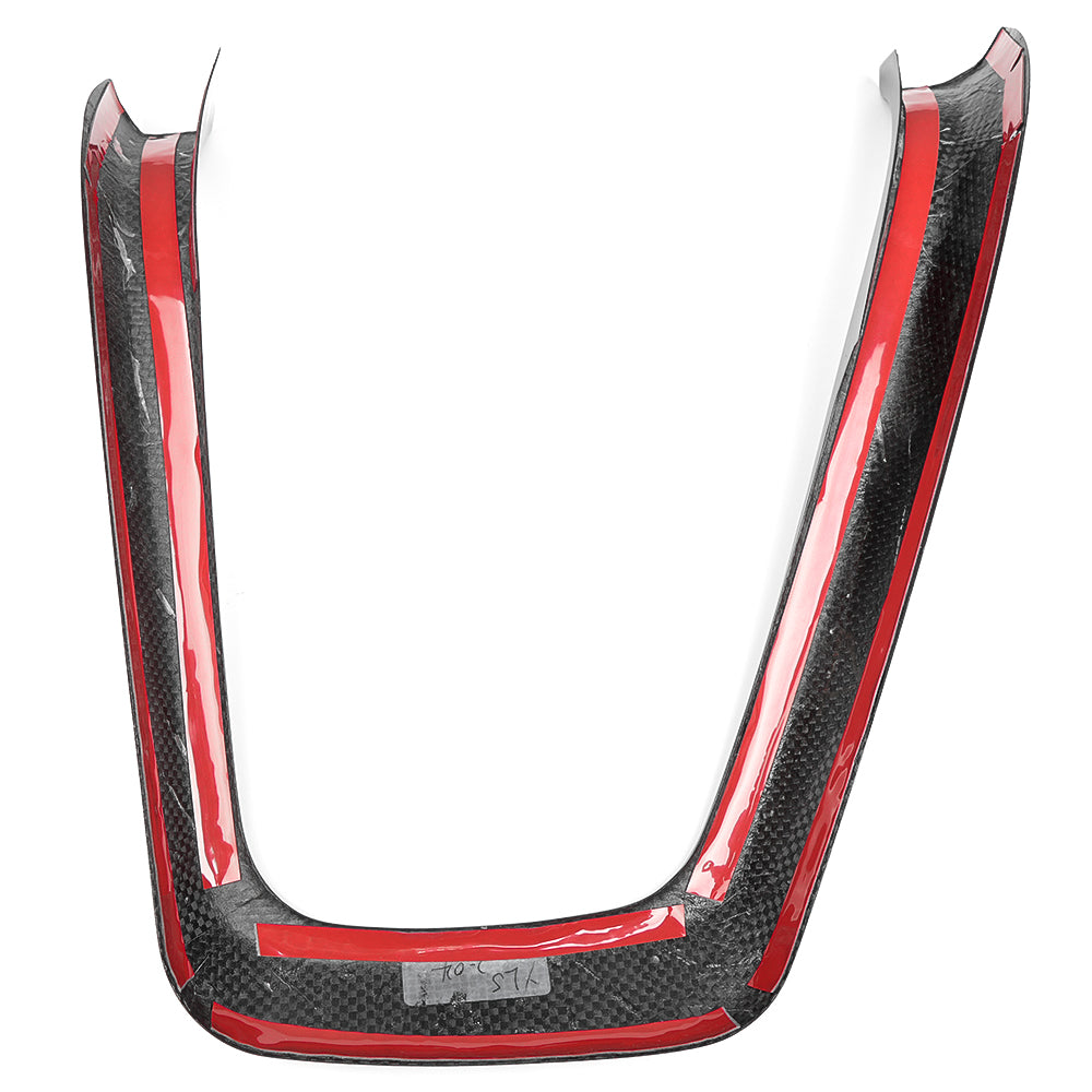 Dry Carbon Fiber Gear Shift Panel Cover For Toyota GR Yaris RS RZ Morizo 2025 2026, Gear Box Frame Bezel, Center Console Trim