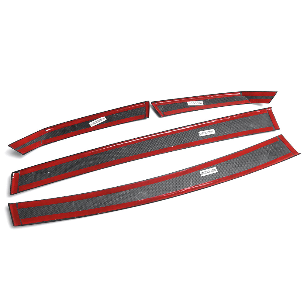 For Hyundai Ioniq 5 Ioniq 5N 2022+ Rear Truck Taillight Lower Trim Strip Dry Carbon Fiber Exterior Accessories