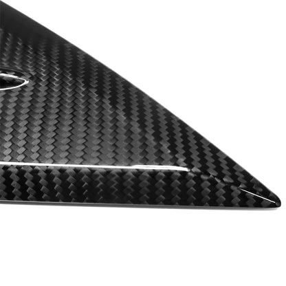 Real Carbon Fiber Front Window A-Pillar Triangle Cover Exterior Accessories For Lexus IS300 IS300h IS350 IS500 IS F Sport 2021-2024