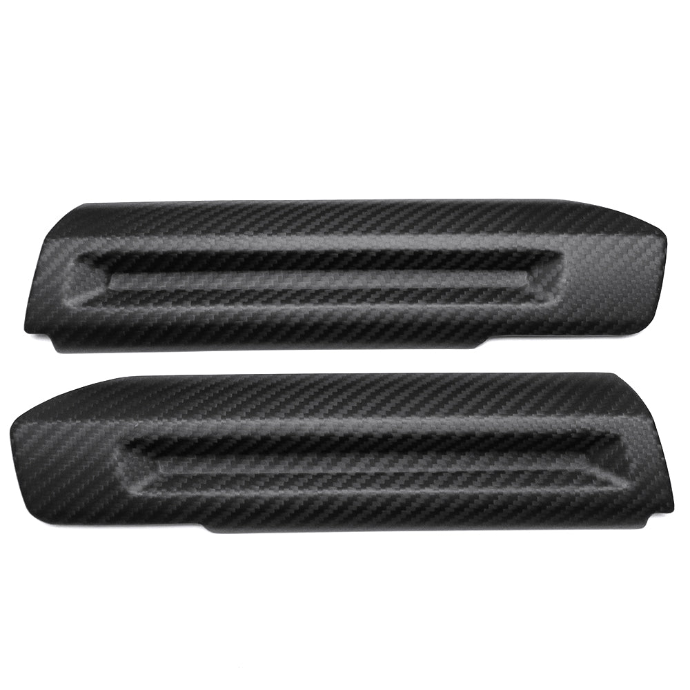 For Mustang S650 GT Dark horse Ecoboost Inner Door Handle Cover Real Carbon Fiber