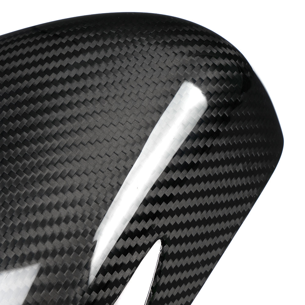 Rear Carbon Fiber Side Rearview Mirrors Cover Trim For Genesis G70 Prestige IK Sport Advanced 2017 - 2025