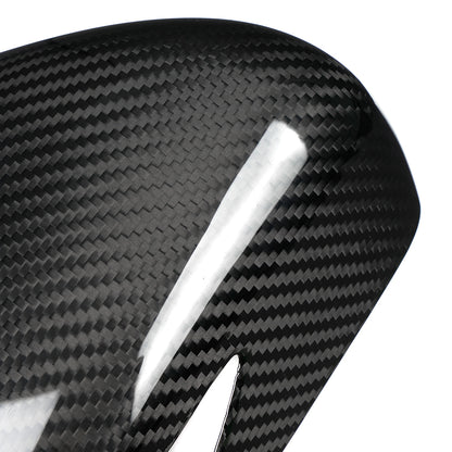 Rear Carbon Fiber Side Rearview Mirrors Cover Trim For Genesis G70 Prestige IK Sport Advanced 2017 - 2025