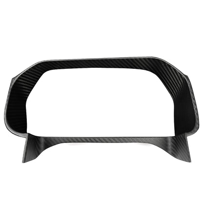 Dry Carbon Fiber Dashboard Cover Trim For Ford Bronco Raptor Outer Banks Badlands 2021-2025, Instrument Cluster Bezel