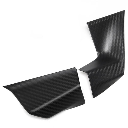 Genuine Dry Carbon Fiber Console Display Screen Lower Trim Panels For BMW 3 Series G20 G21 M2 M340i 2023 2024 2025
