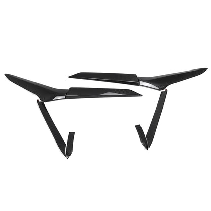 Dry Carbon Fiber Side Door Handle Spoiler Trims For Corvette C8 Z06 2020-2025,  Carbon Sticker