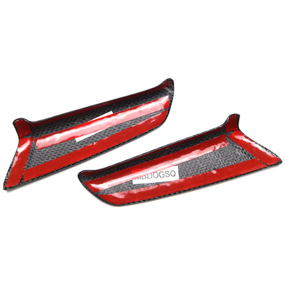 For Porsche 911 Carrera Targa Turbo 992 2020+ Inner Door Handle Grab Decor Dry Carbon Fiber Car Accessories