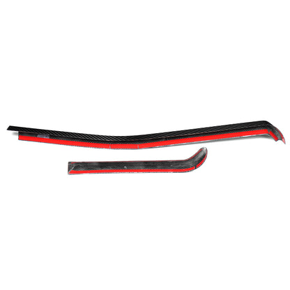 For Corvette C8 Z06 ZR1 2026+ Dry Carbon Fiber 2PCS Dashboard Air Vent Outlet Cover Trim