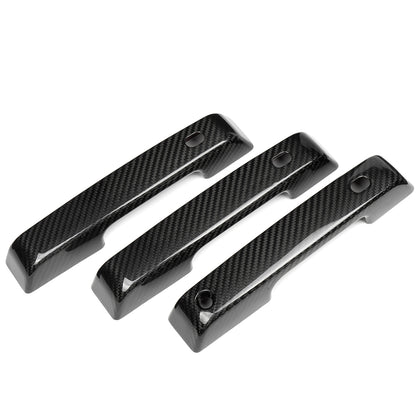 Carbon Fiber Side Doors & Tailgate Handle Covers with Smart Holes For Bronco Raptor 2021+