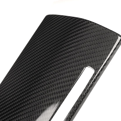 Dry Carbon Fiber Passage Side Glove Box Cover Trim for Ford F150 Raptor Lariat F-250 F-350 2021-2024 Dashboard Glove Compartment Cover