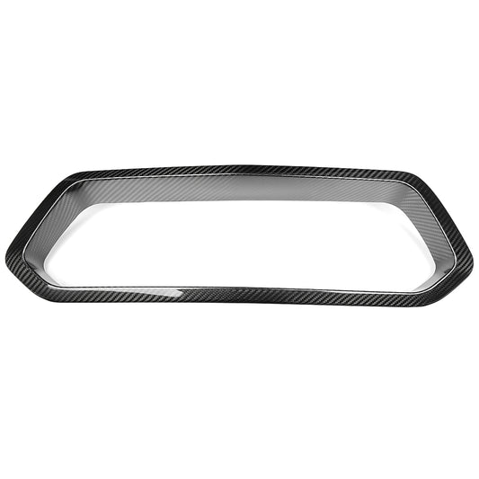 Dry Carbon Fiber Tail Throat Frame Trim For Corvette C8 ZR1 Z06 Z07 LT6 2023 2024 2025, Rear Bumper Exhaust Pipe Cover