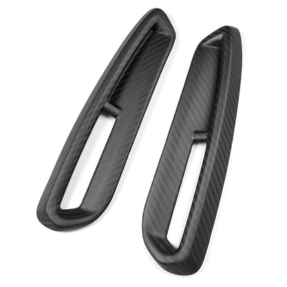 Dry Carbon Fiber Rear Bumper Reflectors Cover Trim for Honda Civic FL5 Type R 2023 2024 2025 2026