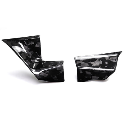 Genuine Dry Carbon Fiber Console Display Screen Lower Trim Panels For BMW 3 Series G20 G21 M2 M340i 2023 2024 2025