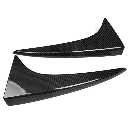 Real Dry Carbon Fiber Rear Window Side Spoiler Wing Trim for Toyota GR Corolla GZEA14 Morizo Circuit Core 2023 2024 2025 2026