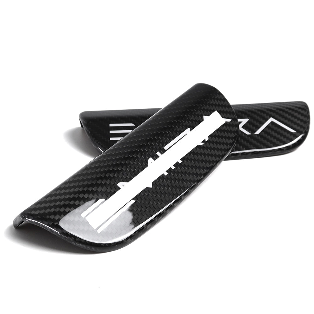 Genuine Carbon Fiber Seat Headrest Lower Trim Cover For Lotus Emira Sports Coupe V6 I4 2022 2023 2024 2025