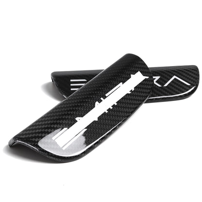 Genuine Carbon Fiber Seat Headrest Lower Trim Cover For Lotus Emira Sports Coupe V6 I4 2022 2023 2024 2025
