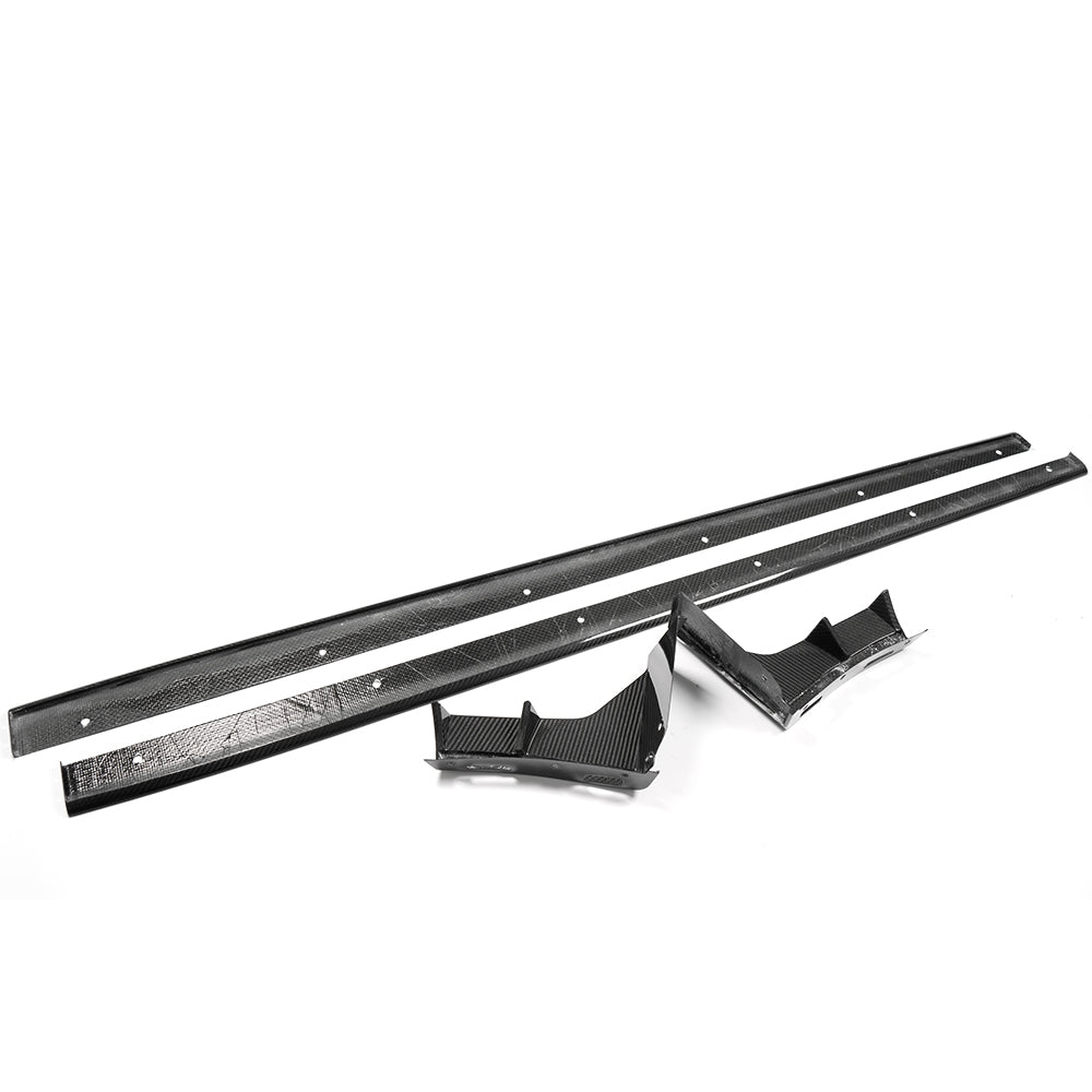 Real Carbon Fiber Side Skirts For Acura Integra Type S 2023 2024 2025, Car Rocker Panels, Exterior Trim