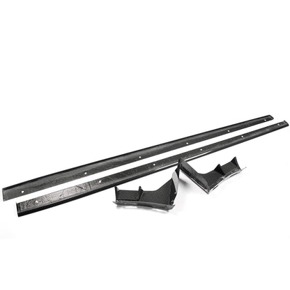 Real Carbon Fiber Side Skirts For Acura Integra Type S 2023 2024 2025, Car Rocker Panels, Exterior Trim
