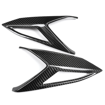 Dry Carbon Fiber Rear Light Lamp Trim For Corvette C8 Z06 Z51 ZR1 E-Ray 2020-2025, Tail Brake Light Cover