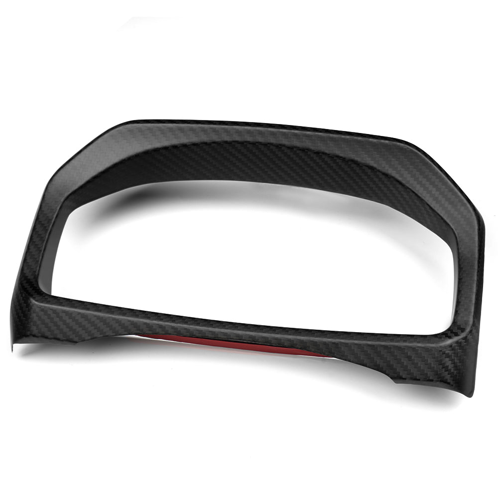 Dry Carbon Fiber Dash Instrument Surround Frame Cover For Toyota GR Yaris RS RZ Performance 2025 2026, Center Console Trim