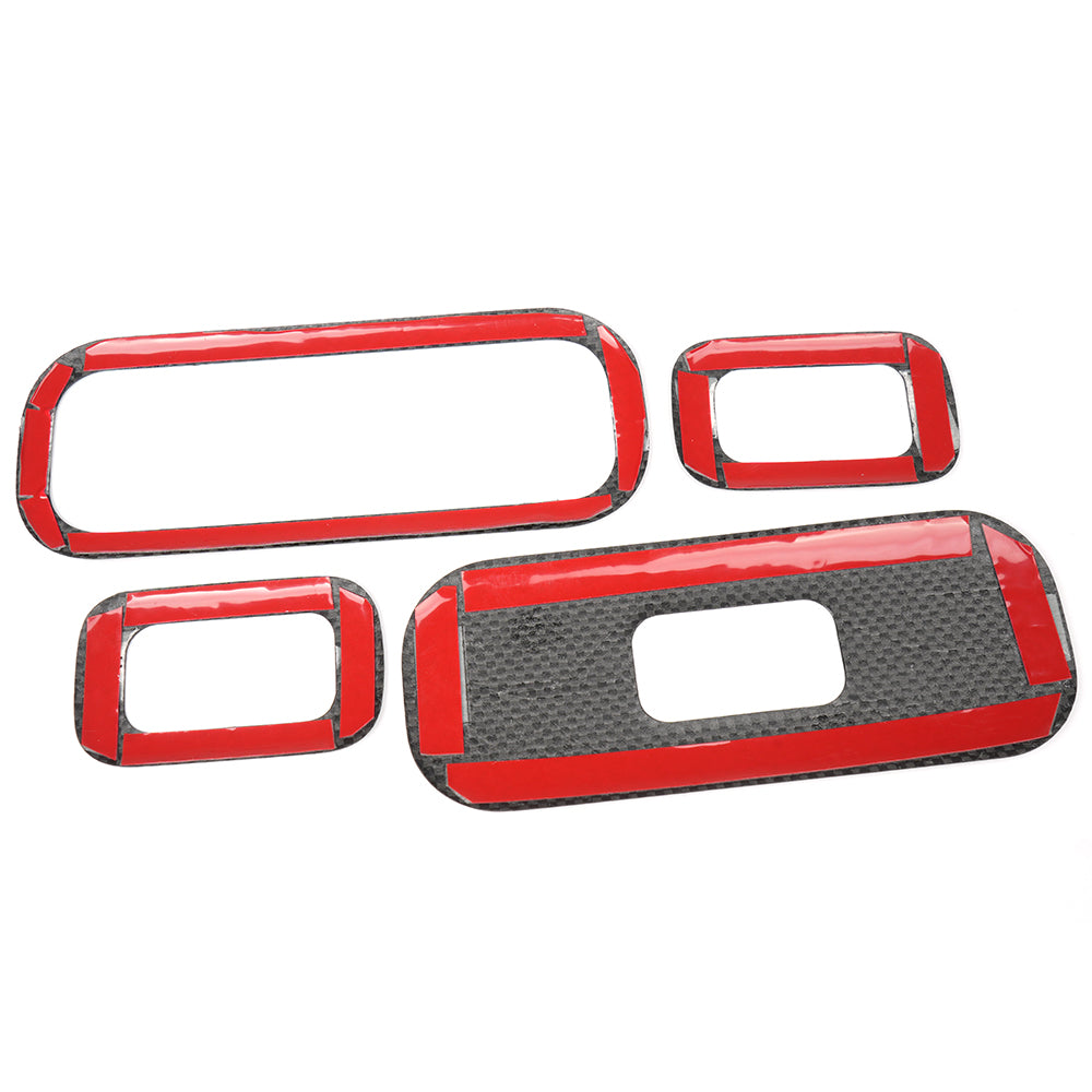 Real Carbon Fiber Door Window Switch Panel Cover Trim For Mercedes-Benz G Class G500 G550 W463a W464 G63 AMG 2019-2025