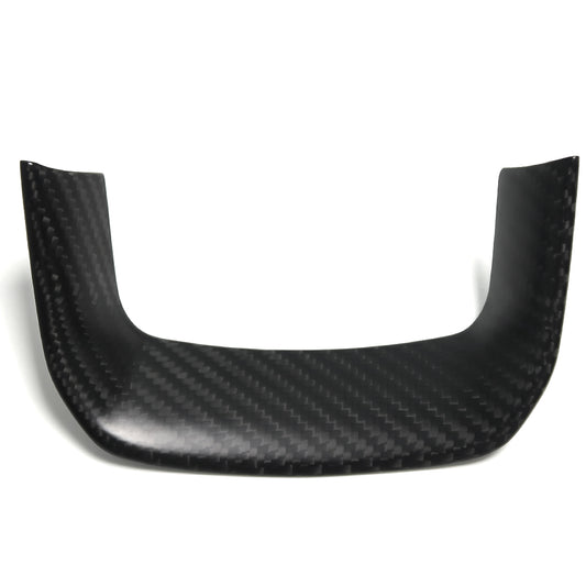 Real Carbon Fiber Steering Wheel Trim U Shape Cover For Dodge Ram TRX Laramie Tradesman BigHorn Rebel Longhorn Limited 2019+