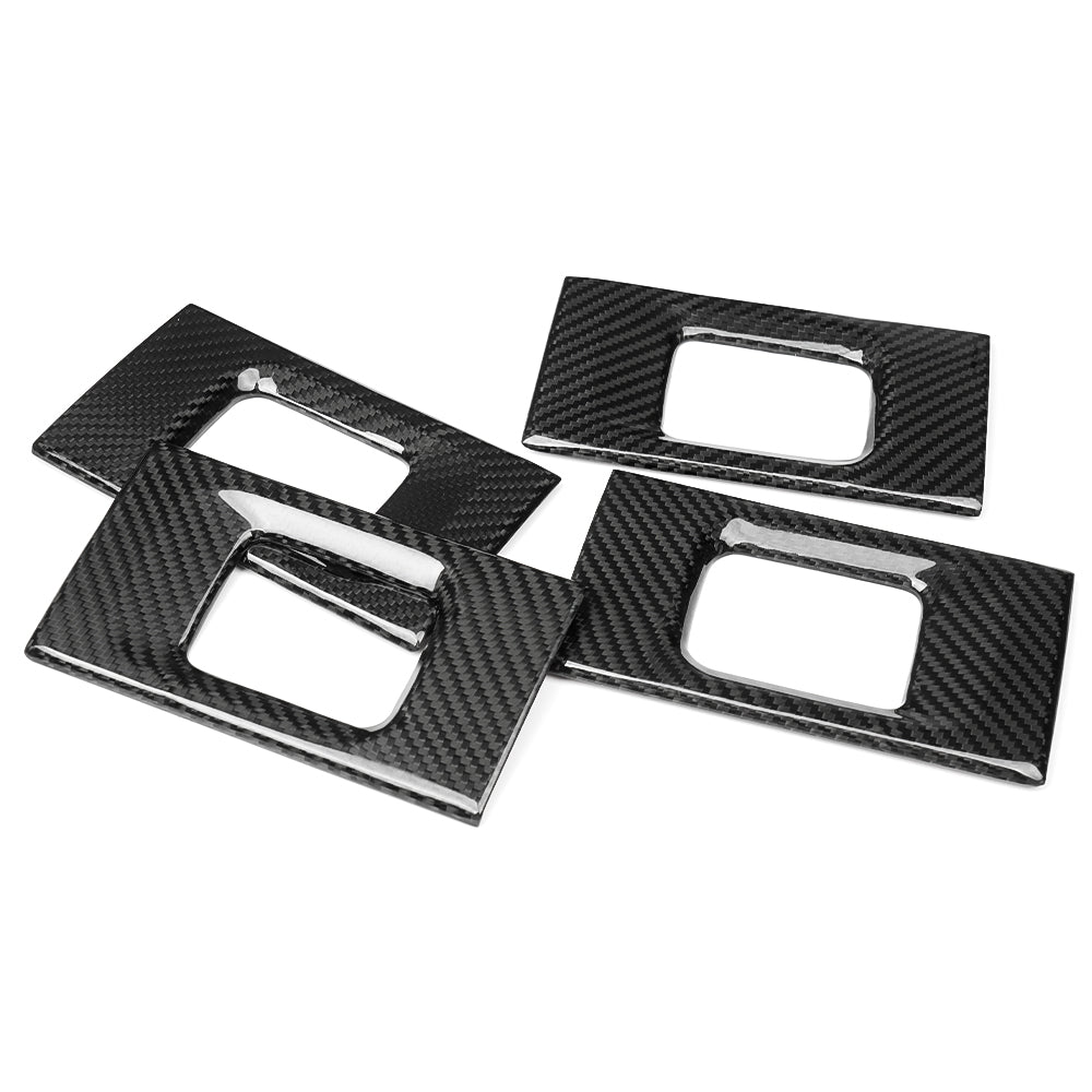 Real Carbon Fiber Interior Door Handle Grab Trim For Mercedes Benz G Class G500 G63 W463A W464 2019-2025