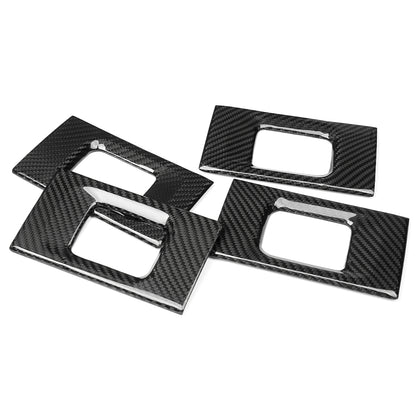 Real Carbon Fiber Interior Door Handle Grab Trim For Mercedes Benz G Class G500 G63 W463A W464 2019-2025