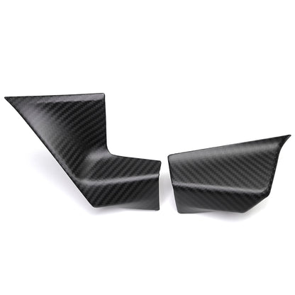 Genuine Dry Carbon Fiber Console Display Screen Lower Trim Panels For BMW 3 Series G20 G21 M2 M340i 2023 2024 2025