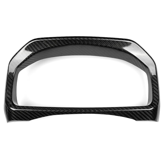 Dry Carbon Fiber Dash Instrument Surround Frame Cover For Toyota GR Yaris RS RZ Performance 2025 2026, Center Console Trim
