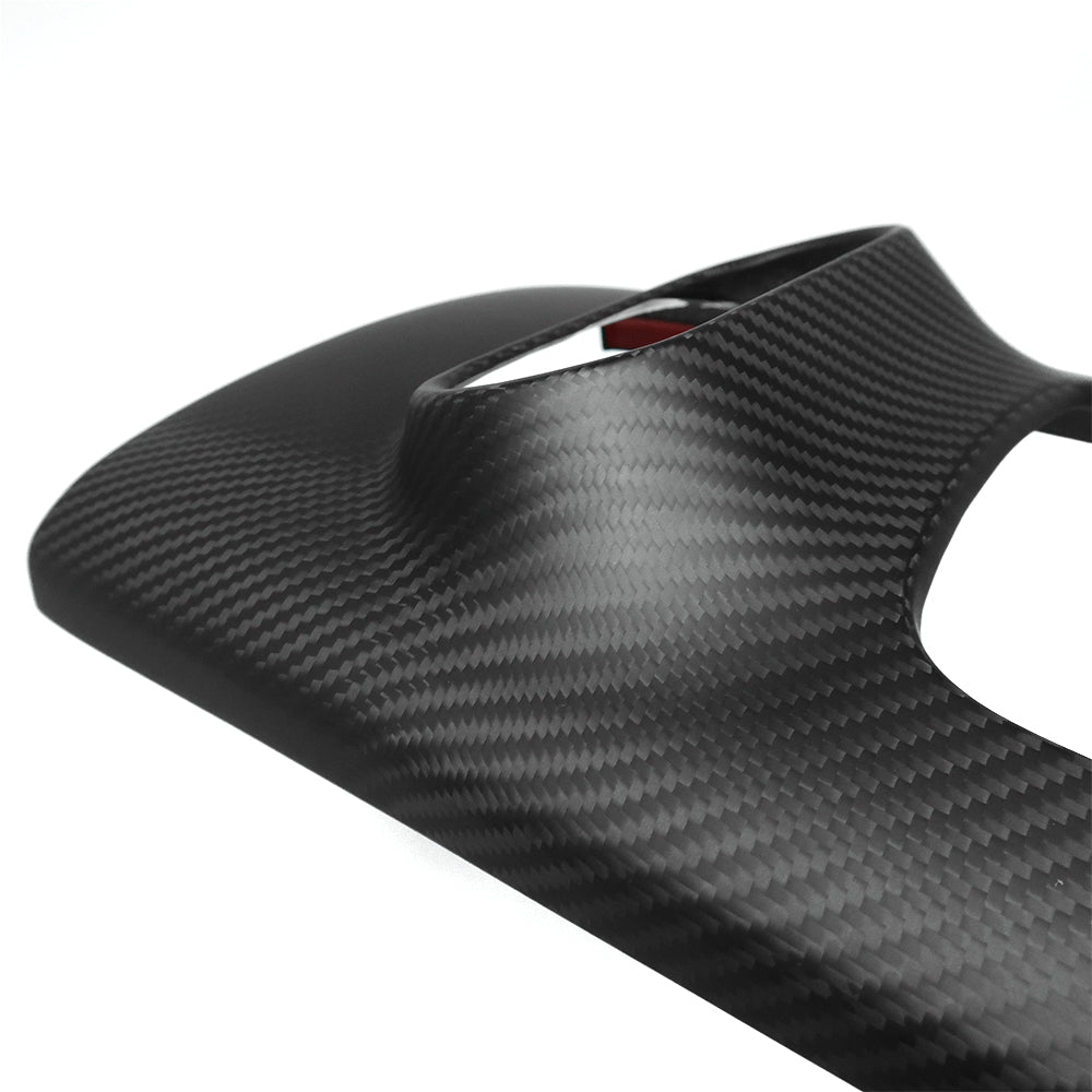 For Hyundai Ioniq 5 Ioniq 5N 2022+ Rear Seat Air Vent Cover Trim Dry Carbon Fiber Interior Accessories