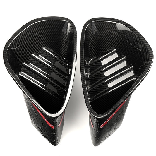 Real Carbon Fiber Rear Bumper Air Vent Cover Trim For Lotus Emira I4 V6 2022 2023 2024 2025