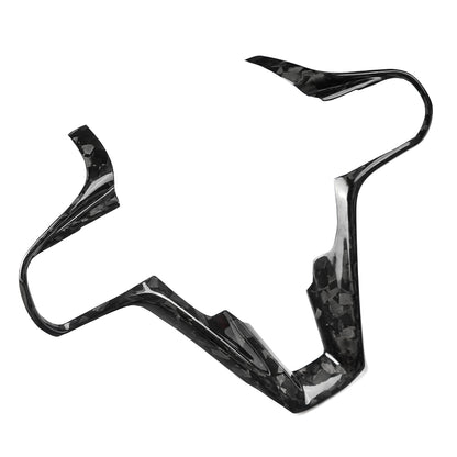 Real Dry Carbon Fiber Steering Wheel Cover Trim for Lexus LC500 2018-2026