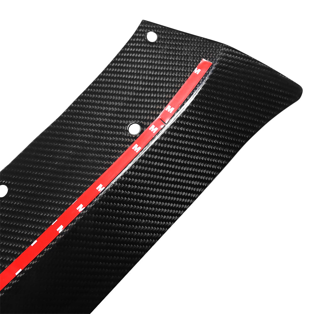 For Mustang S650 GT 2024+ Non Performance Front Bumper Splitter Lip Diffuser Real Carbon Fiber