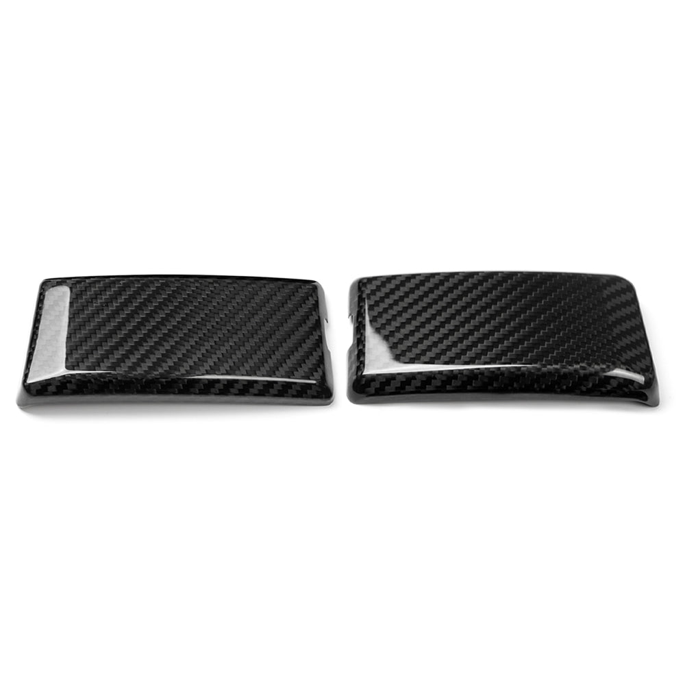 Real Carbon Fiber Front Top Roof Screws Protection Guard Cap Cover For Ford Bronco Raptor Wildtrak 2021+