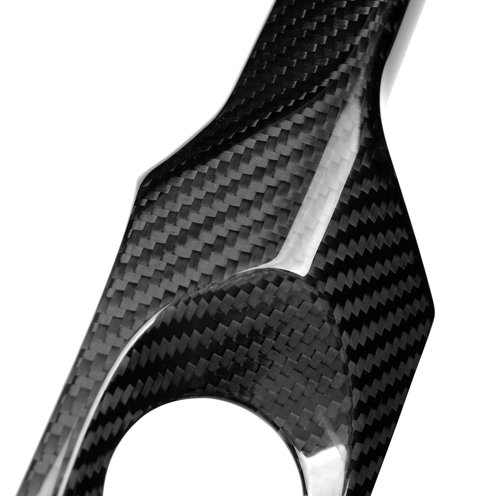 Dry Carbon Fiber Dashboard Engine Start Button Panel Trim For Corvette C8 Z06 ZR1 2026+