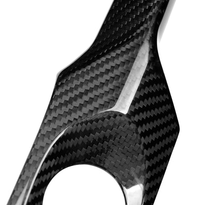 Dry Carbon Fiber Dashboard Engine Start Button Panel Trim For Corvette C8 Z06 ZR1 2026+
