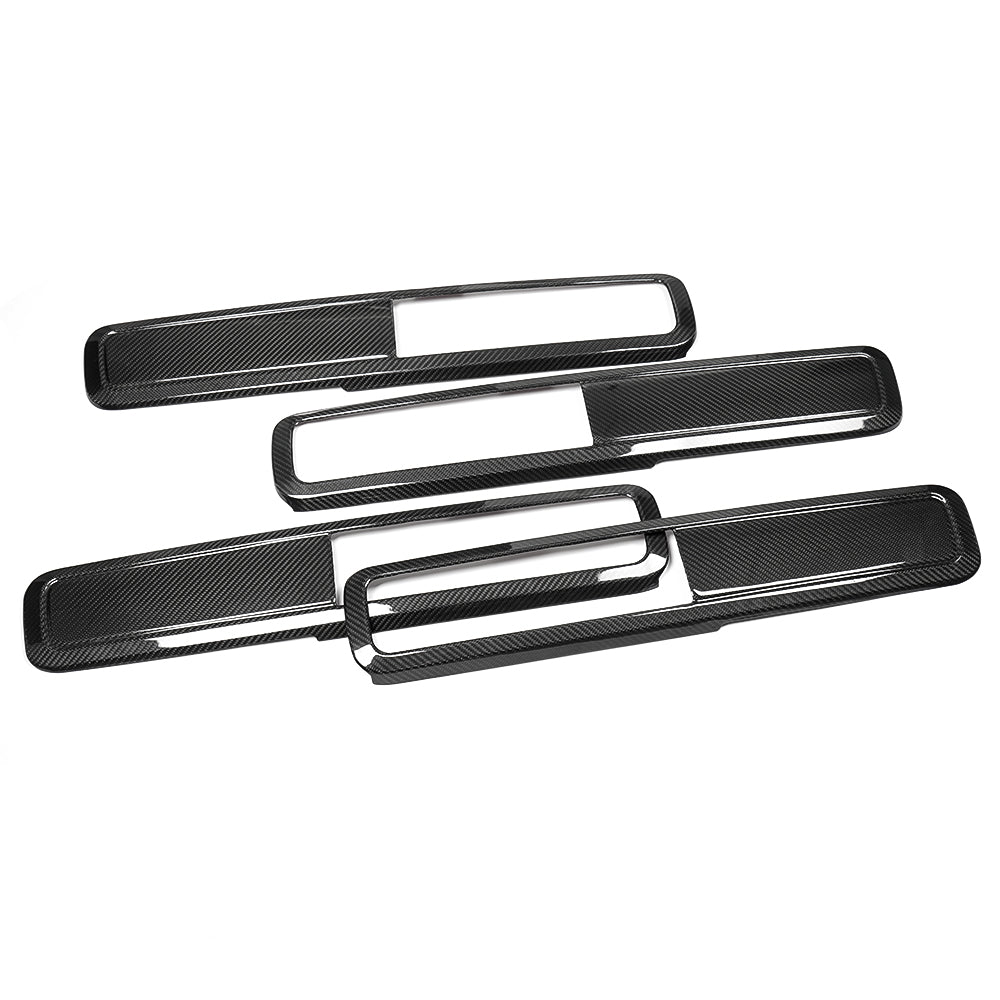 Real Carbon Fiber Inner Door Handle Cover Trim For Mercedes Benz G Class G500 G63 W463A W464 AMG 2019-2025
