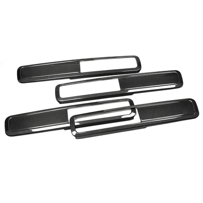 Real Carbon Fiber Inner Door Handle Cover Trim For Mercedes Benz G Class G500 G63 W463A W464 AMG 2019-2025