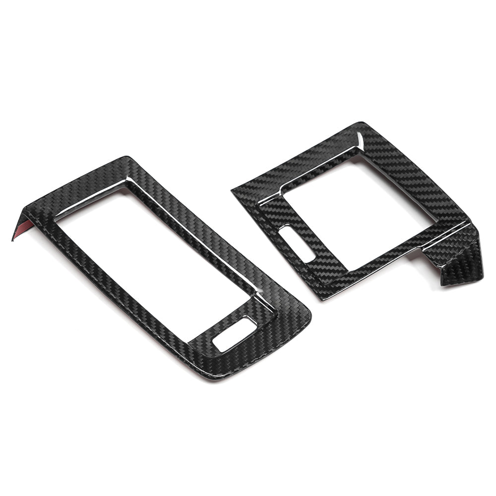 Real Dry Carbon Fiber Dashboard Side Air Conditioning Vent Outlet Cver Trim for Lexus LC500 LC500h Coupe Concertible 2018 2019 2020 2021 2022 2023, Not for 2024+