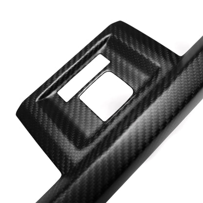 For Ford F-150 F150 F250 F350 Raptor Lariat Limited XLT 2021+ Rear Air Condition Vent Outlet Cover Real Carbon Fiber Interior Cover