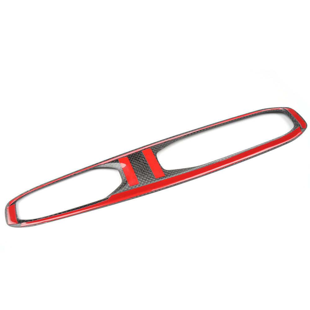Pregreg Carbon Fiber Gear Shift Button Cover for Corvette C8 Coupe HTC Z06 ZR1 2026+ Center Console Trim