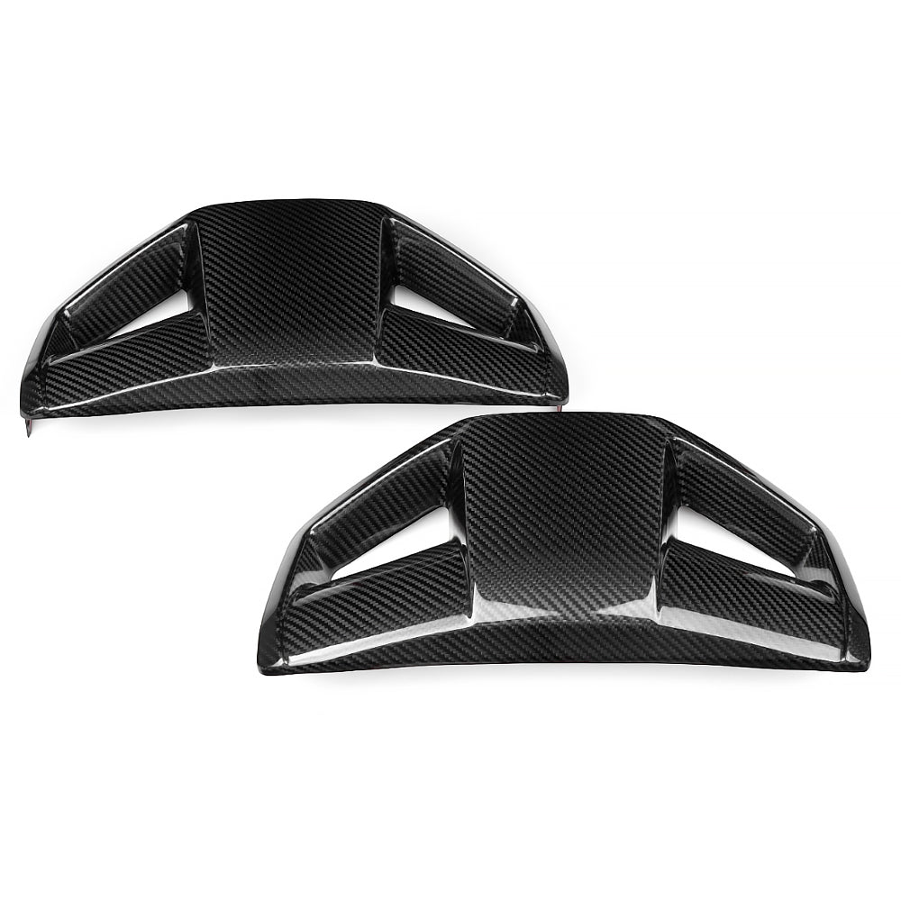 Dry Carbon Fiber Seat Backrest Cover Trim for Honda Civic Type R FL5 2023 2024 2025 2026