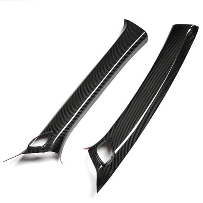 Dry Carbon Fiber Interior Front A-Pillar W/Speaker Trim Panel for Toyota GR Yaris 2025 2026+