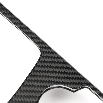 Dry Carbon Fiber Gear Shift Panel Cover Trim For Genesis G70 Prestige IK Sport Advanced 2017 - 2025