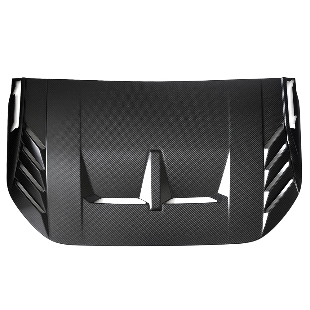 Real Carbon Fiber Front Hood Bonnet Scoop Cover For Ford Bronco Raptor 2021+