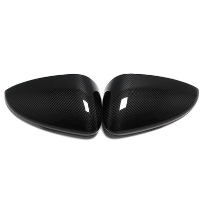 Real Dry Carbon Fiber Rearview Mirror Cover Trim For Lotus Emira V6 I4 GT4 Coupe HTC 2022 2023 2024 2025